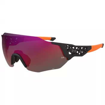 Under Armour UANEXTLEVEL8L Óculos de sol de homem - Armação Satin Black, Lentes cinzentas, 99mm de largura da lente