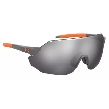 Under Armour Óculos de sol unissexo UAHALFTIMEKB7 - Armação TR90, Lente de policarbonato, 100% proteção UV