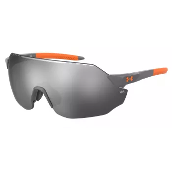 Under Armour Óculos de sol unissexo UAHALFTIMEKB7 - Armação TR90, Lente de policarbonato, 100% proteção UV