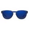 Óculos de sol unissexo Under Armour UASKYLAROXZF3 - armação preta acetinada, lentes cinzentas polarizadas, 53/17/140 mm