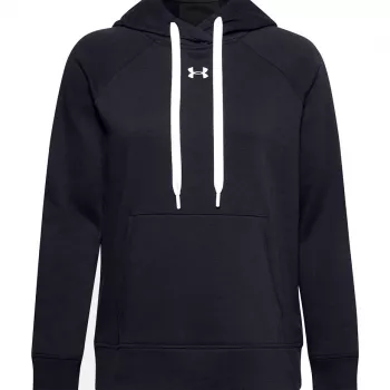 Under Armour mulher Rival Fleece Hb hoodie preto 1356317 001
