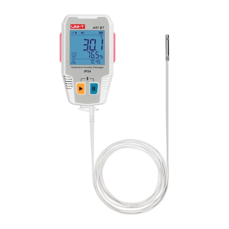 Uni-T A57 BT Registador de dados de temperatura e humidade Bluetooth