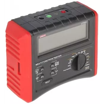Testador multifunções de instalação UNI-T UT-593 com teste de RCD, loop, isolamento e continuidade