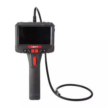 UNI-T UT663B-2m Endoscópio Industrial com ecrã IPS de 4,3 polegadas, sonda de 5,5 mm IP67, câmara 1080P, cabo semirrígido de 2 m, 6 luzes LED, bateria de 2600 mAh