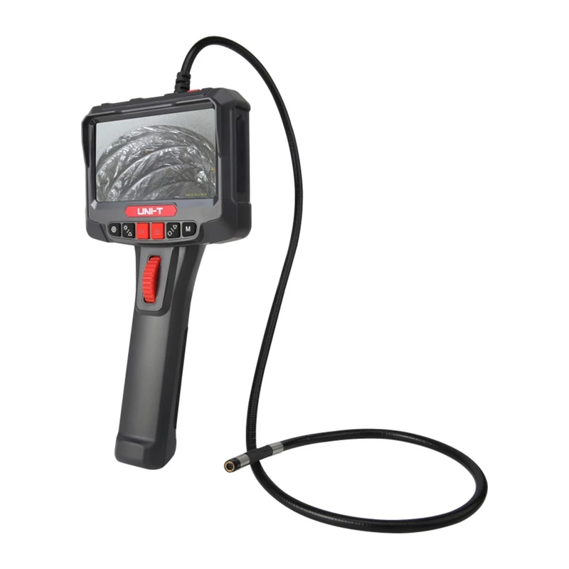 Uni-T UT663B-3m Borescópio Câmara de inspeção 4,3 polegadas IPS com sonda semirrígida de 3m, 1080P, IP67, 6 LED, 2600mAh