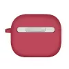 Uniq capa Nexo para AirPods 3 + ganchos de silicone para orelhas - vermelha