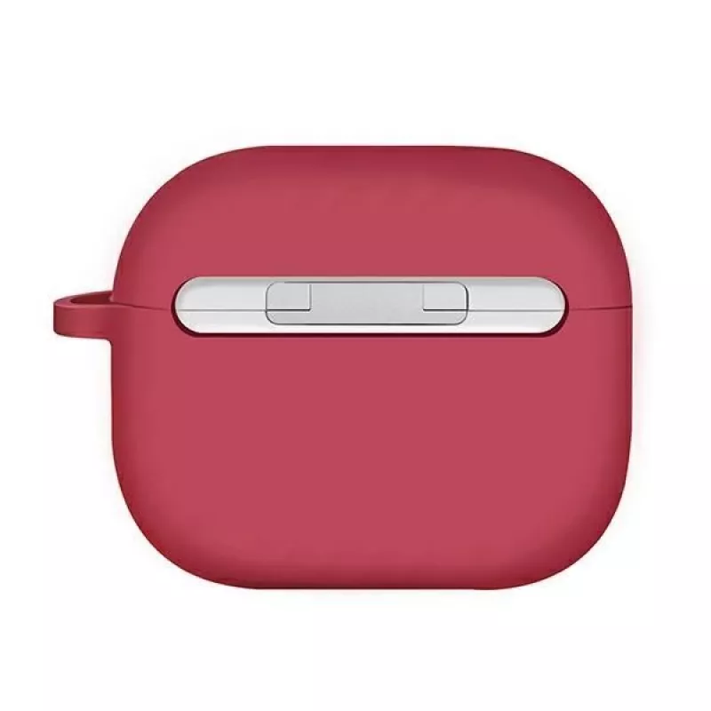 Uniq capa Nexo para AirPods 3 + ganchos de silicone para orelhas - vermelha