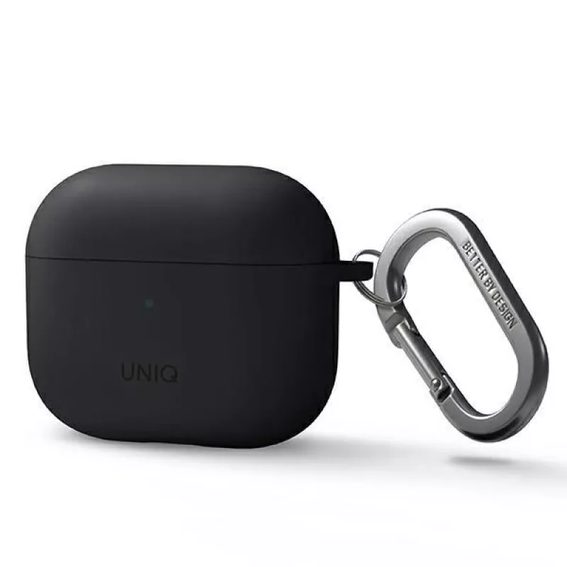 UNIQ Nexo capa para AirPods 3 com ganchos para as orelhas de silicone - cinzento