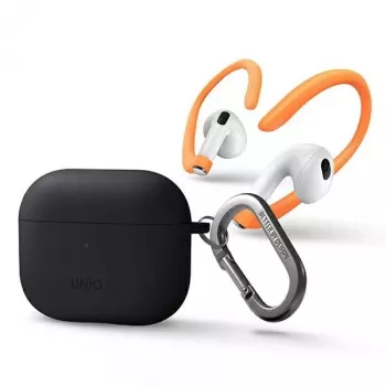 UNIQ Nexo capa para AirPods 3 com ganchos para as orelhas de silicone - cinzento