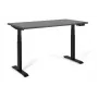 UNIQUE ACTIVE I Secretária elétrica ajustável em altura 140x70 cm Preto