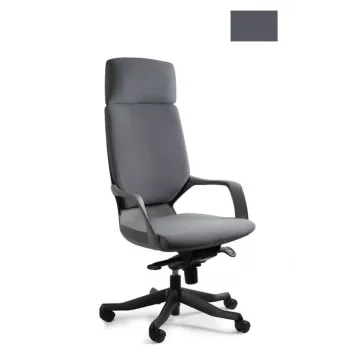 UNIQUE Apollo BL417 cadeira de escritório – cinzento ardósia/preto
