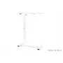 UNIQUE LAPTOP DESK Branco - Secretária móvel ajustável em altura com rodas