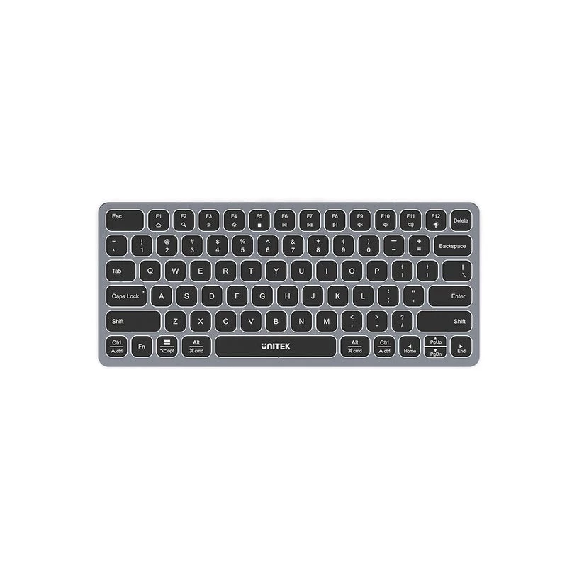 Hub USB-C 9 em 1 Unitek HDMI 4K PD 100W teclado
