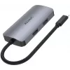 Unitek D1051A Hub USB-C com 1x USB 3.0, VGA, 2x HDMI, Power Delivery e MST