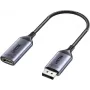 Adaptador UNITEK DisplayPort 1.4 para HDMI 2.1, 8K@60Hz, ativo, alumínio