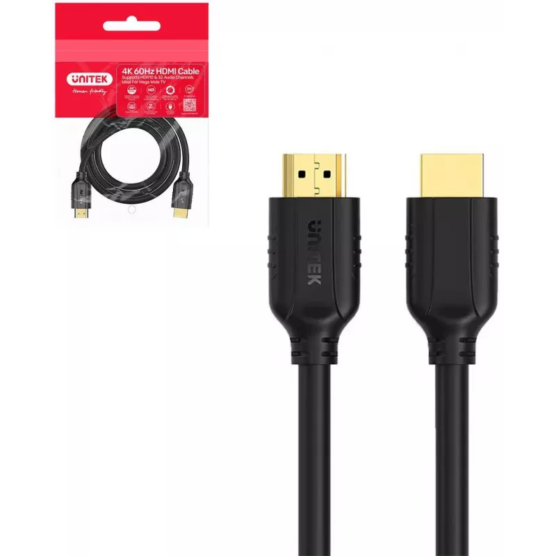 Cabo HDMI UNITEK 2.0 0,3 m 4K 60Hz HDR ARC