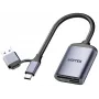 Leitor de cartões UNITEK SD4.0 / Micro SD4.0 2em1 USB 3.0 Type-A Preto