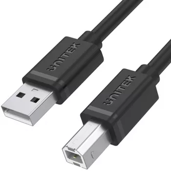 UNITEK cabo USB 2.0 Type-A macho para Type-B macho 2m preto