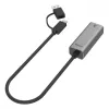 UNITEK Adaptador USB-A/C 3.1 Gen 1 para RJ45 2.5 Gigabit Ethernet U1313C