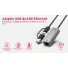 UNITEK Adaptador USB-A/C 3.1 Gen 1 para RJ45 2.5 Gigabit Ethernet U1313C