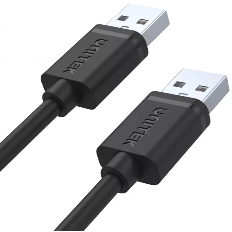 UNITEK Y-C442GBK Cabo USB 2.0 Type-A macho para Type-A macho 1,5 m Preto