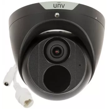 Câmara IP dome IR UNIVIEW IPC3614SS-ADF28KM-I0-BLACK 4MP, 2,8mm, preta