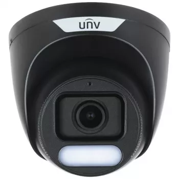 UNIVIEW IPC3624LE-ADF28K-WP-BLACK Câmara IP Bullet IR 4MP com objetiva 2,8mm, Wise-ISP, IP67, IK10, preto