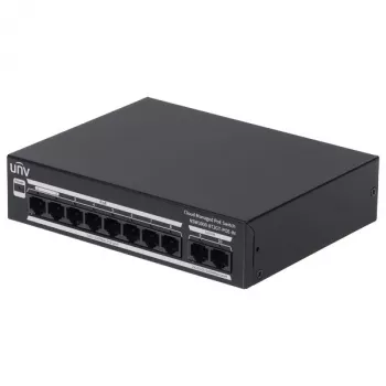 Switch PoE+ de 8 portas UNIVIEW NSW3000-8T2GT-POE-IN, 120W, não gerido