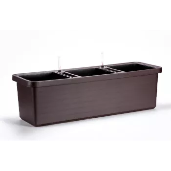 URBALIVE BERBERIS TRIO Vaso autorregável 117 x 39 cm, castanho