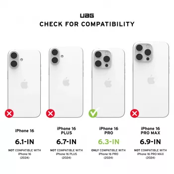 Capa Urban Armor Gear Essential Armor para smartphone 6,3 polegadas, preto