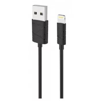 USAMS Cabo de dados e carregamento USB para Lightning U-Gee 1m Preto