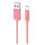 USAMS US-SJ039 U-Gee Pro cabo de dados e carregamento rápido 2A universal Micro USB para USB em PVC 1m vermelho