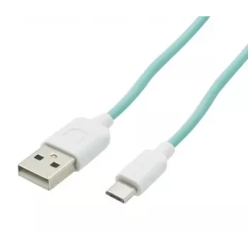 USAMS US-SJ098 Cabo de carregamento USB-A para Micro-USB 1M ciano