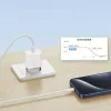 Carregador rápido USAMS Yi Series T65 20W PD com cabo USB-C para USB-C 60W, branco (OYXLTZ01)