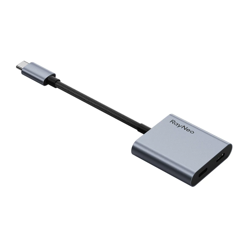 Adaptador de carregamento USB-C para óculos AR RayNeo