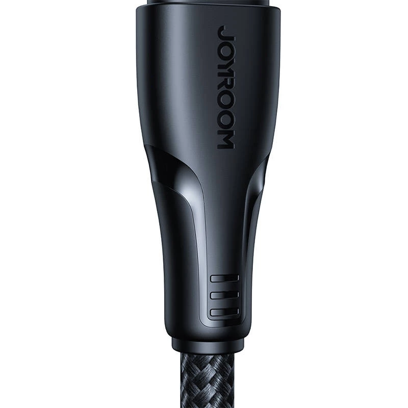 Cabo de Carregamento e Dados USB, Micro USB-A para USB-A, 0,25 m, Preto, Joyroom S-UM018A11, Surpass Series