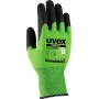 Uvex D500 luvas de corte em espuma, tamanho 9 (L), cinzento/antracite 6060409