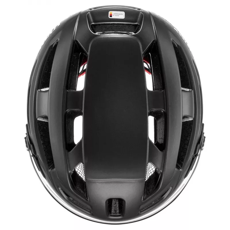 Capacete de ciclismo UVEX Finale Visor 56-61 cm, preto mate