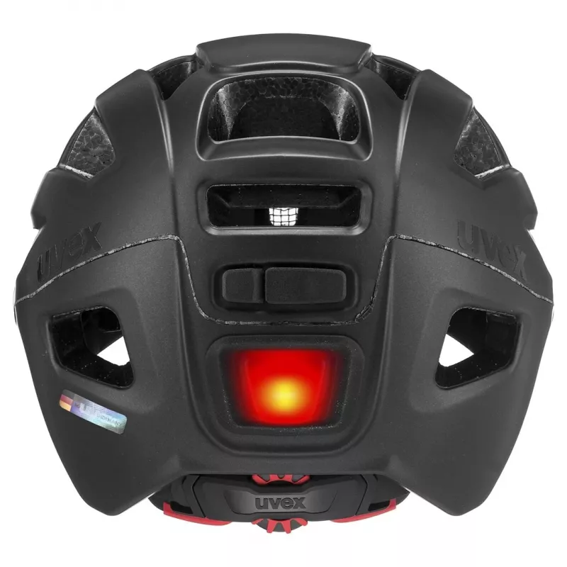 Capacete de ciclismo UVEX Finale Visor 56-61 cm, preto mate