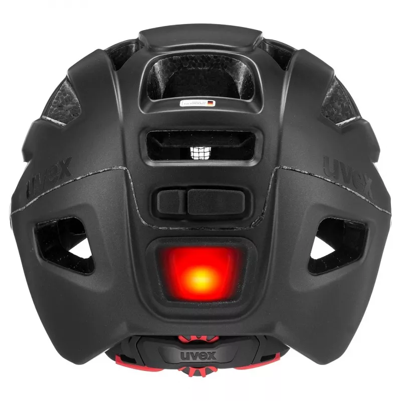Capacete de ciclismo UVEX Finale Visor 56-61 cm, preto mate