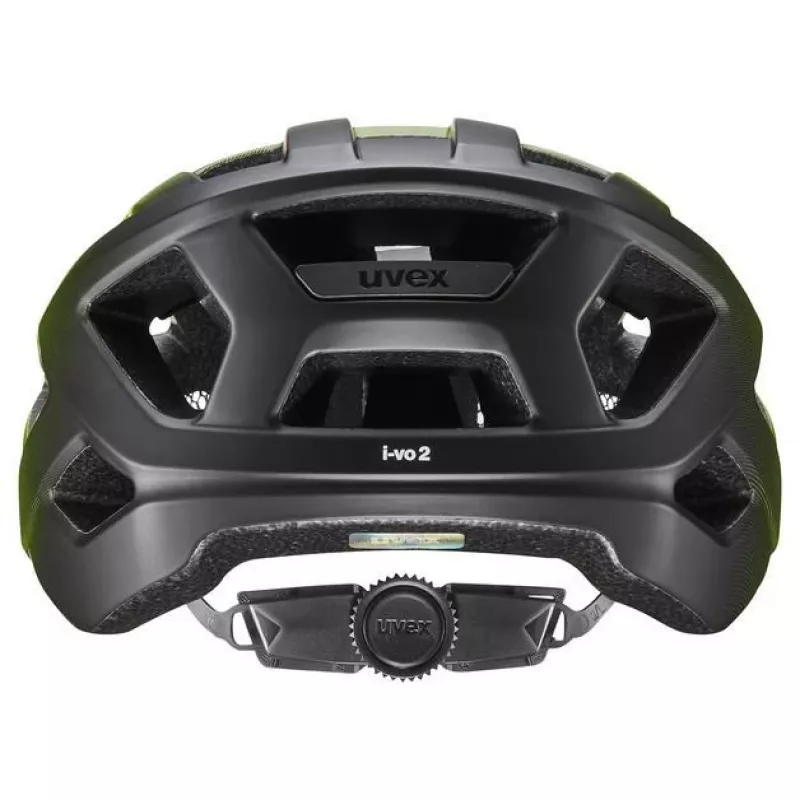 UVEX I-vo 2 Capacete de Bicicleta 56-60 cm, Amarelo Néon/Preto Mate