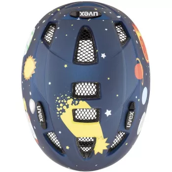 UVEX Kid 2 CC capacete de bicicleta Dark Blue Rocket 46-52 cm
