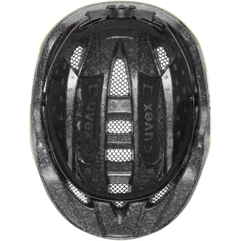 Capacete de bicicleta para criança UVEX Kid 2 CC 46-52 cm, verde-salva
