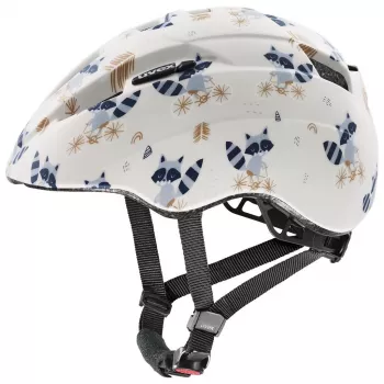 Capacete de bicicleta para criança UVEX Kid 2 CC 46-52 cm, Raccoon Matt