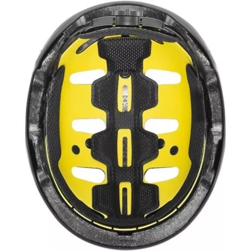 UVEX Kid 4 Style MIPS Capacete de bicicleta para criança, Dirt Black Matt