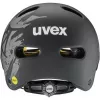 UVEX Kid 4 Style MIPS Capacete de bicicleta para criança, Dirt Black Matt