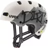 Capacete de bicicleta para criança UVEX Kid 4 Style MIPS, Dirt Warm Grey