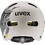 Capacete de bicicleta para criança UVEX Kid 4 Style MIPS, Dirt Warm Grey