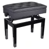 V-TONE BENCH 2 BK Banco de piano com arrumação, preto