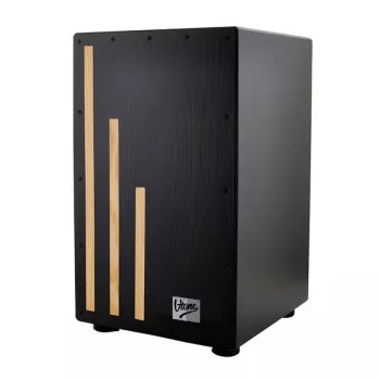 V-TONE CJ 10 Cajon String Drum Case SE - preto, bolsa de cajon em nylon resistente com pega almofadada e alça de ombro